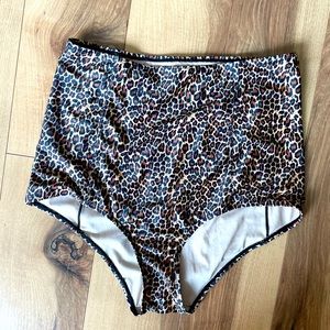 Kortni Jeane leopard bathing suit bottom